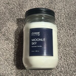 Real Living Moonlit Sky Scented Single Wick Jar Candle 10 oz
